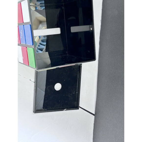 Get Digital Rubiks Cube Plastic Tissue Box Cover Holder Magic Cube Magnetic Lock - Picture 8 of 11